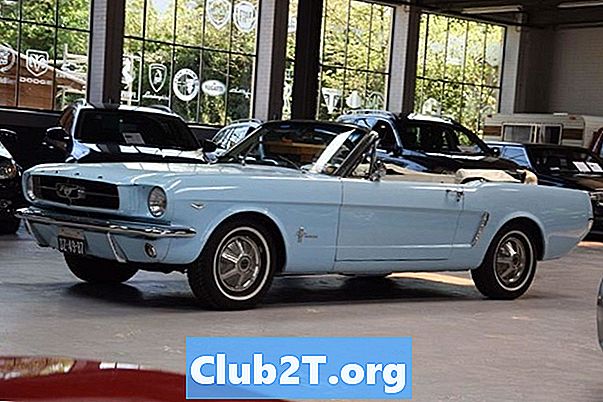1964 Ford Mustang Auto žiarovky veľkosti