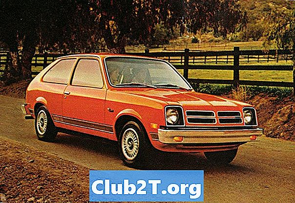 1977 m. „Chevrolet Chevette Car Audio“ diegimo vadovas