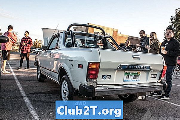 1979 Subaru Brat Car Glühbirne Größenübersicht