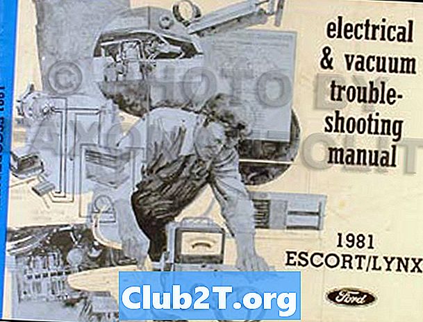 1981 „Ford Escort“ laidų schema „Stereo“