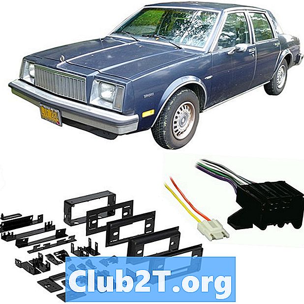 Códigos de cor do fio estéreo do carro de 1982 Buick Skyhawk - Carros