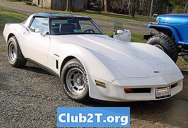 1982 Kode Warna Kawat Mobil Stereo Chevrolet Corvette