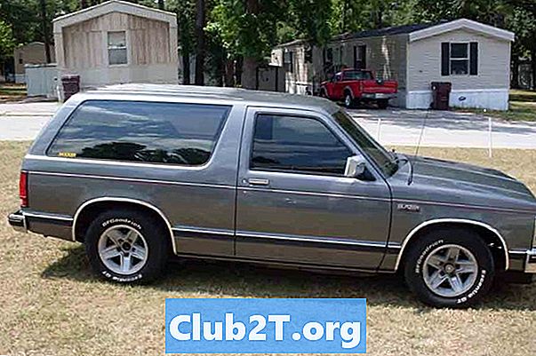 1982 Chevrolet S10 Blazer auto radio vadu shēma