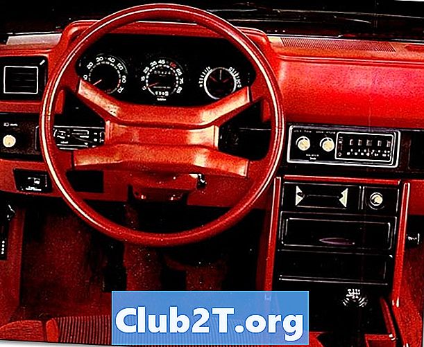 1982 Κώδικες χρωμάτων καλωδίων ραδιοφώνου Plymouth Horizon