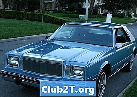1983 m. „Chrysler Cordoba“ automobilių radijo laidų schema