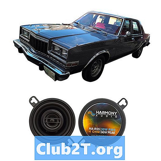 1983 Dodge Diplomat Car Stereo vadu shēma