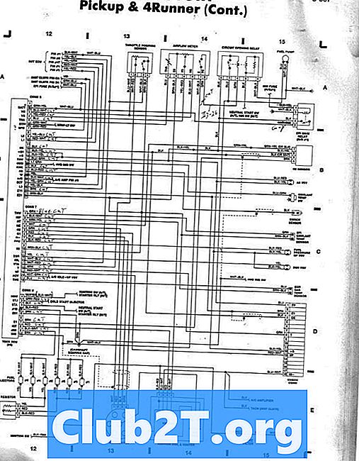 1983 m. „Isuzu Pickup Wire Diagram“ automobilio stereofonui