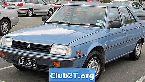 1983. Tablica veličine automobila Mitsubishi Tredia
