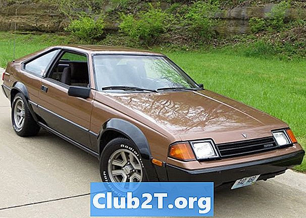 1983 Toyota Celica Autoradio bedrading kleurcodes