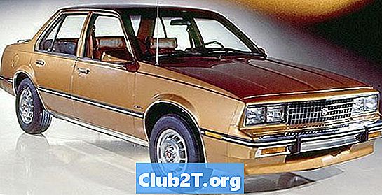 1984. gada Cadillac Cimarron automašīnu radio vadu shēma