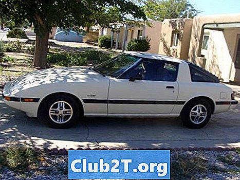 1984 Mazda RX7 coche bombillas tamaños