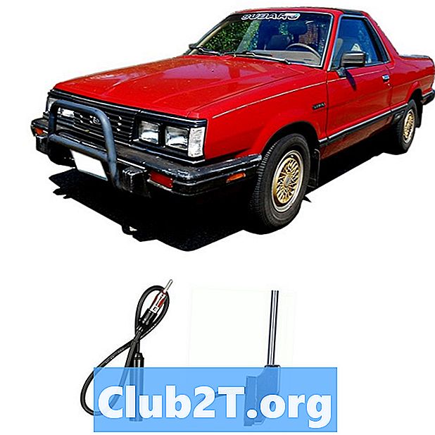 1984 Installationshandbok för Subaru Brat Car Radio