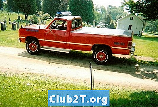 1985 Dodge 250 Carta Pendawaian Radio Kereta