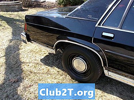 1985 „Ford Crown Victoria“ nuotolinio paleidimo laidų schema