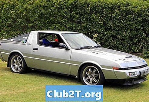 1985 Mitsubishi Starion Auto Schéma veľkosti žiarovky