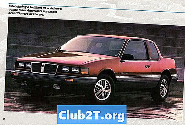 1985 Pontiac Grand Am auto stereosistēmu vadu krāsas