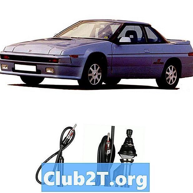 1985 Subaru XT Car Audio Wiring Schematisk