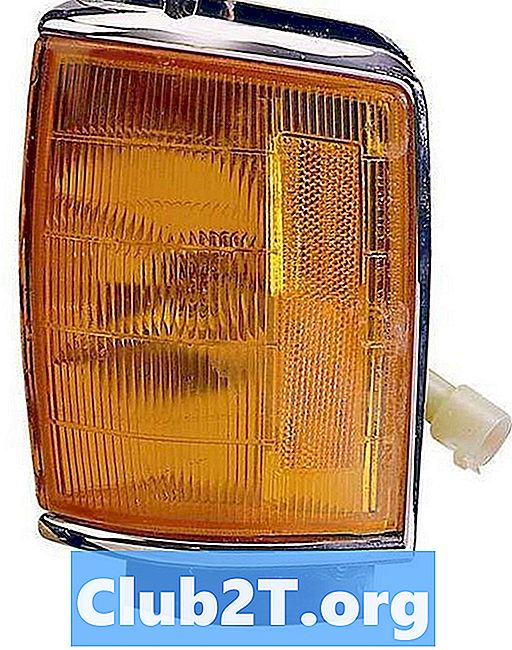 1985 טויוטה 4Runner Auto Light Bulb שינוי גודל תרשים