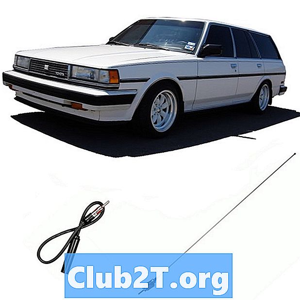 1985 m. „Toyota Cressida“ automobilių stereo laidų spalvų kodai