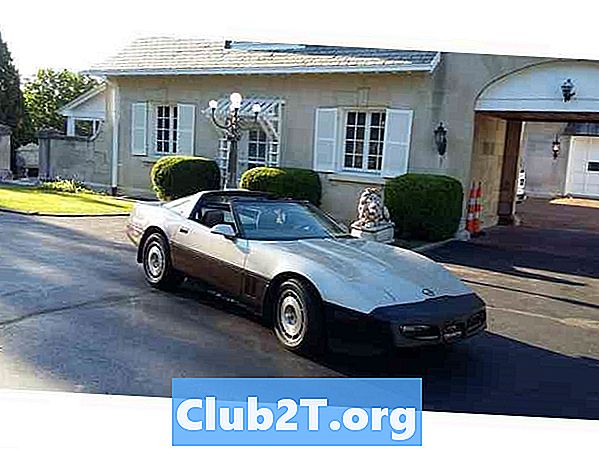 1986 guia da fiação do rádio de carro de Chevrolet Corvette - Carros