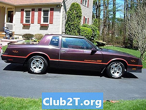 1986 Chevrolet Monte Carlo Ръководство за окабеляване - Автомобили
