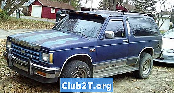 1986 Chevrolet S10 Blazer 자동차 오디오 배선도