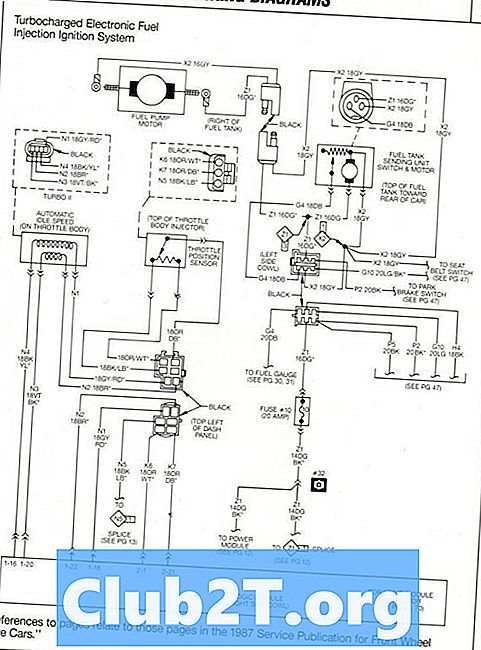 1986 Dodge Daytona kábelezés távoli indítási diagramhoz - Autók