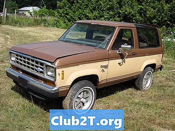 1986 Ford Bronco II -autoradiokaapelikaavio