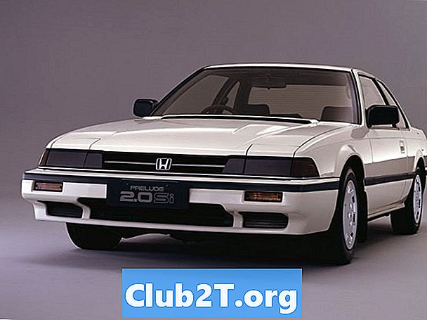 1986 Honda Prelude autoradiobedrijfsschema