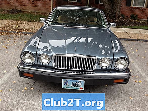 1986 Jaguar XJ6 automobilio garso laidų schema