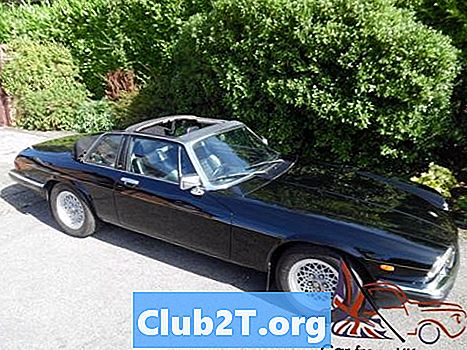 1986 Jaguar XJS 카 스테레오 와이어 하네스 칼라 차트