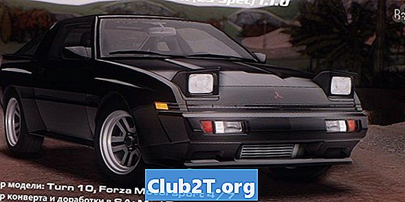 1986 Mitsubishi Starion automašīnu gaismas spuldzes izmērs