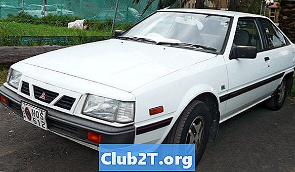 1986 Mitsubishi Tredia Bil Audio Ledningsdiagram