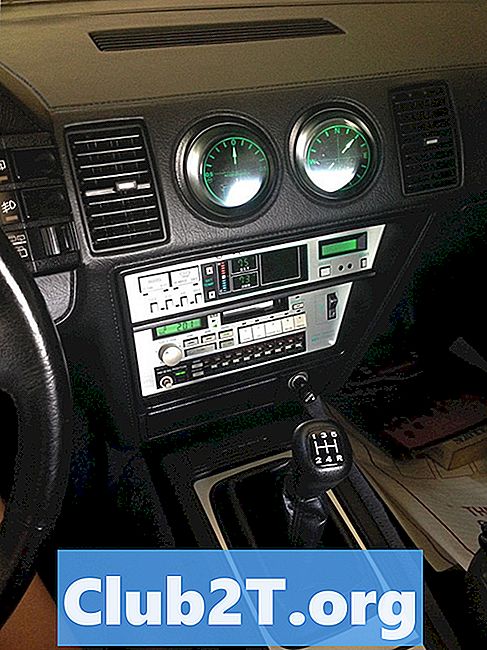 1986 Nissan Maxima bilradio stereo ledningsdiagram