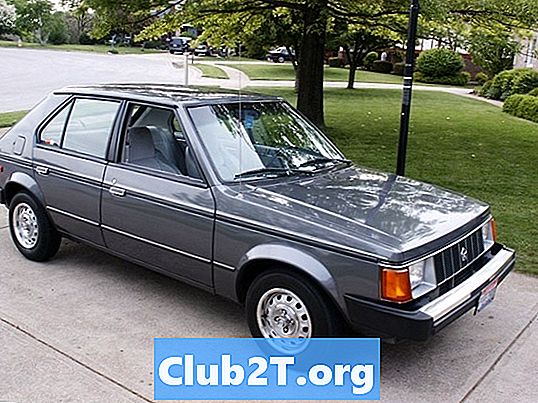 1986 Plymouth Horizon bilradio kabelføring skematisk