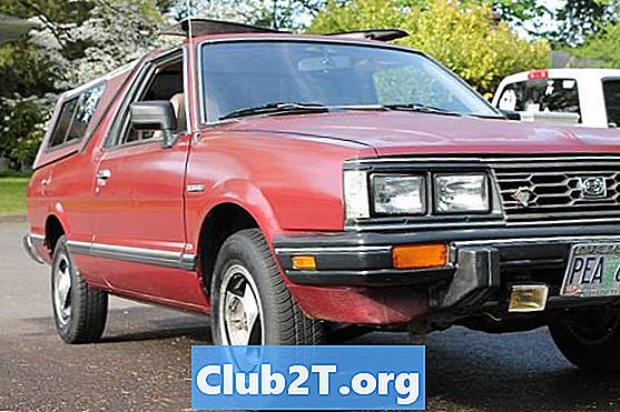 1986 Schemat okablowania Subaru Brat Car Stereo