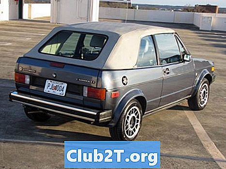1986 Volkswagen Kabriolet Schéma zapojení autorádia