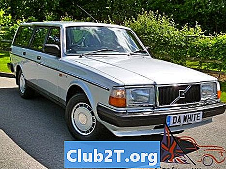 1986 Volvo 240 Car Radio 배선 하네스 도식