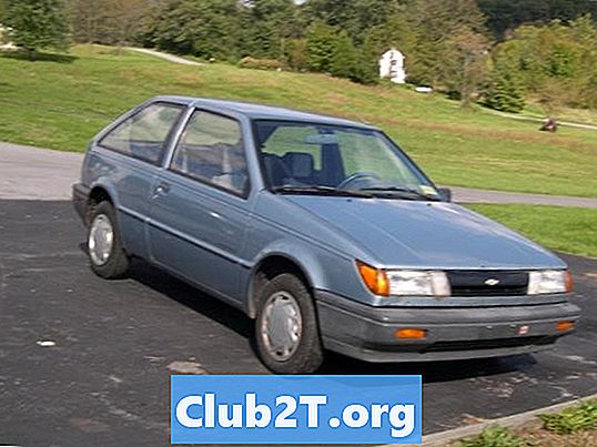 1987 Chevrolet Spectrum autoradiobedradinginstructies
