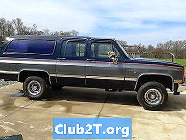 1987 Chevrolet Suburban Car Radio juhtmestiku skeem