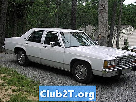 1987 Avtomobilske stereo žične barve Ford Crown Victoria