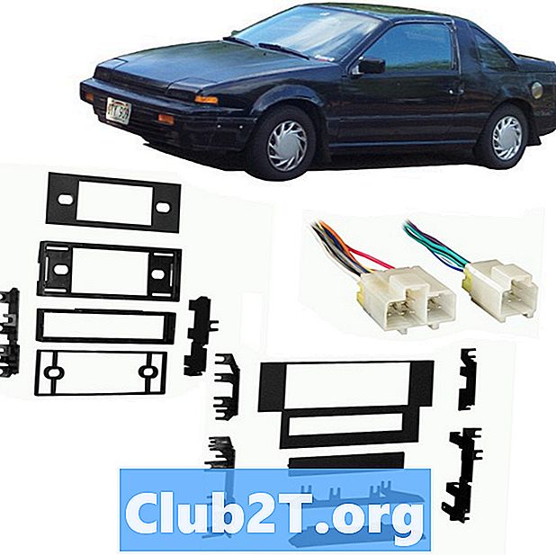 1987 Nissan Pulsar Схема подключения автомобильного радиоприемника
