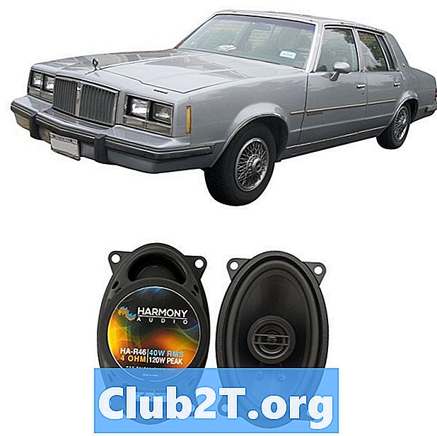 1987 Pontiac Bonneville Car Audio juhtmega skeem