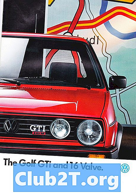 1987 Volkswagen GTI -auton ääniasennuskaavio - Autojen