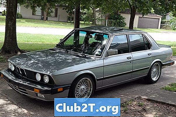 1988 Οδηγός μεγεθών αυτοκινήτου BMW 535is