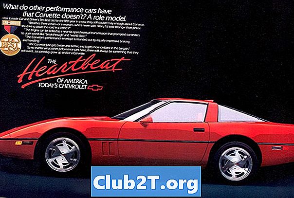 1988 Chevrolet Corvette Car Audio juhtmestiku juhend