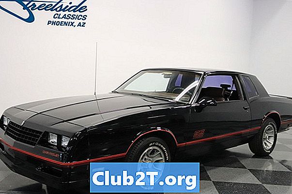 Chevrolet Monte Carlo Car Audio-Schaltplan von 1988