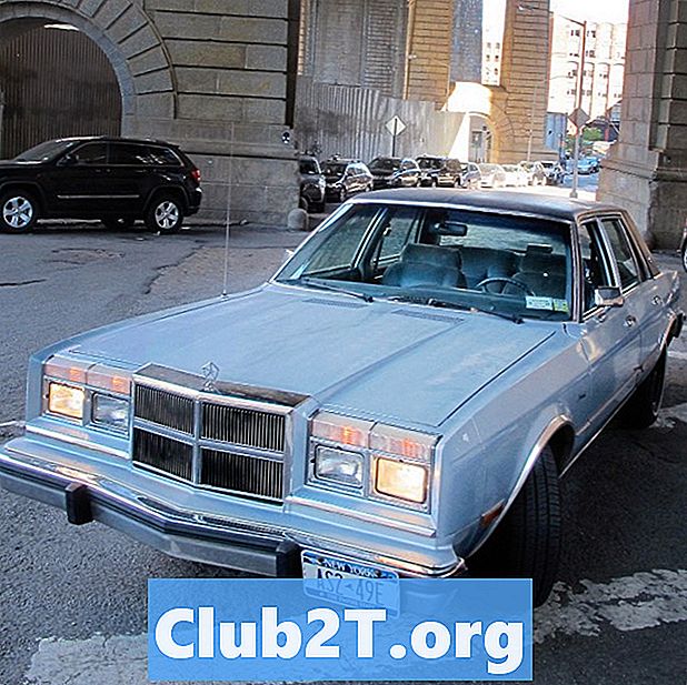 1988 Dodge Diplomat Car Radio Sơ đồ nối dây - Xe
