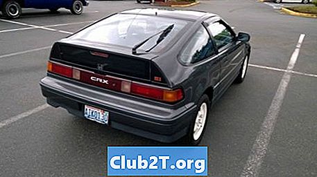 Przewodnik po okablowaniu autoalarmów Honda CRX 1988