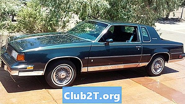1988 m. Oldsmobile Cutlass Aukščiausia automobilių radijo laidų schema